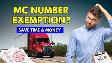 Do YOU Really Need an MC Number? (Shocking Exemptions Revealed!)
