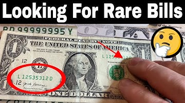 Searching for Rare Star Notes and Fancy Serial Numbers - Bill Hunting