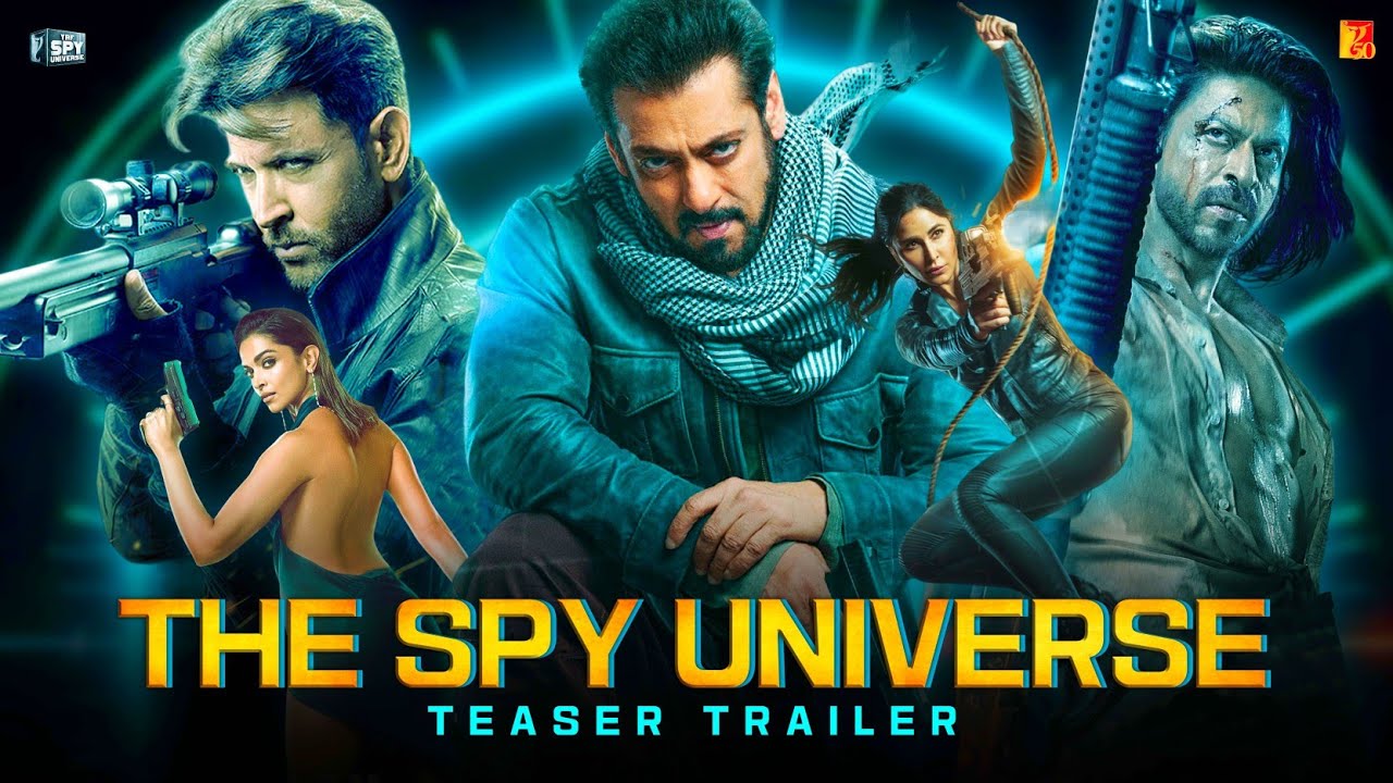 YRF Spy Universe Teaser Trailer  Salman Khan Hritik Roshan Shah Rukh Khan  Yash Raj Films