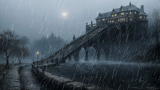 Desolate Horizons Dark Ambience  Rain sound | darkness and Ambience | Study and Relaxation