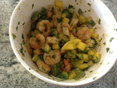 Shrimp Appetizer Recipe (Cold Shrimp Salad Recipe) - YouTube