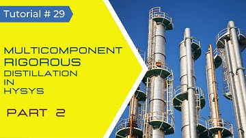 Multicomponent Rigorous Distillation In HSYS | Part 2