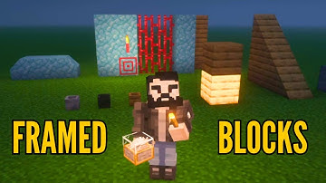 Framed Blocks Overview (Best Building Non-Blocks Mod)