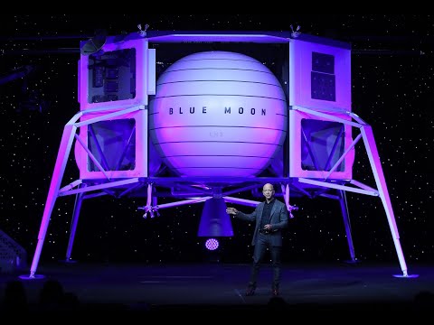 Jeff Bezos Reveals Blue Origin’s Moon Mission and Lunar Lander