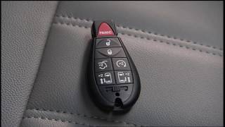 Key FobKey fob programming to unlock 2017 Dodge Grand Caravan using the keyless entry car fob
