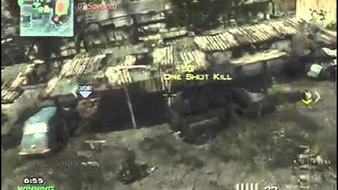 MW3 SILENT SHOT + 360 QUICKSCOPE = WIN