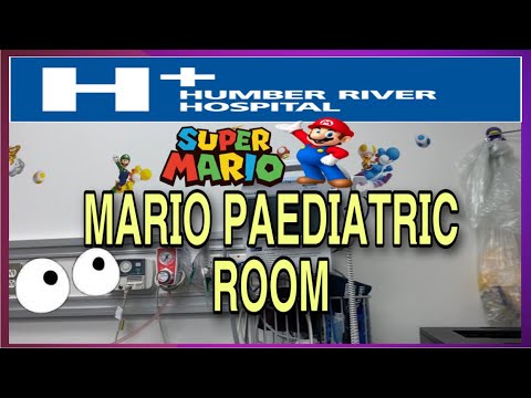 LET’S PEEK AT SUPER MARIO PAEDIATRIC ROOM! | HUMBER RIVER HOSPITAL