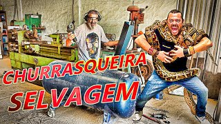 CHURRASQUEIRA SELVAGEM GIGANTE DO RICHAD RASMUSSEN Parte 1