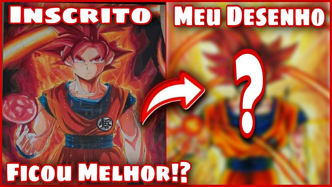 DRAGON BALL SUPER (GOKU) - MEUS DESENHOS 