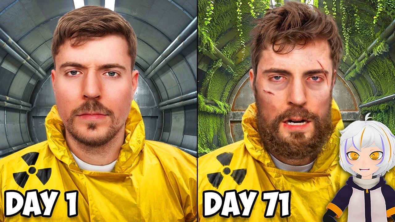 Sobrevive 100 Días En Un Búnker Nuclear, Gana $500,000 | ChuyMine REACCIONA a MrBeast