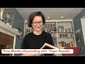 Three months of journaling with Paper Republic