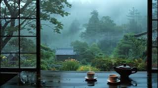 The soothing sound of rain is the music played by nature, Helps relax and sleeping