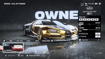 RARE Golden Bugatti worth 2 million for FREE | Need For Speed Unbound: Lockdown
