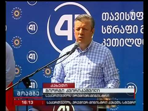 კვირიკაშვილმა კახეთში მაჟორიტარობის კანდიდატები წარადგინა