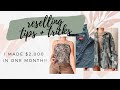 tips on reselling clothes on instagram (I made $2,000 in one month)!!