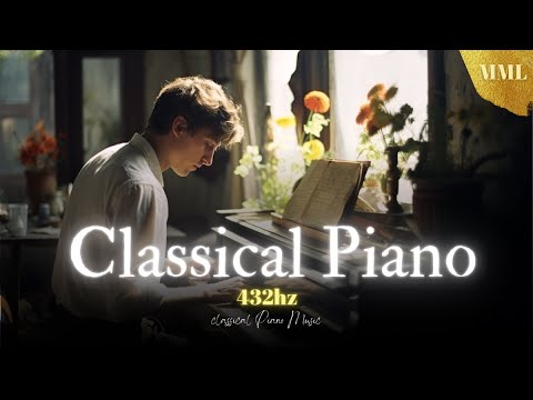 Classical Music 432hz｜放鬆的古典鋼琴 432赫茲｜