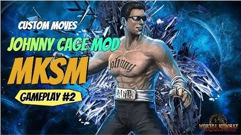 Mortal Kombat Shaolin Monks -  Johnny Cage Booster Mod Gameplay #1  (customized moves) -- MKSM MOD