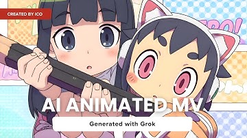 【My Hero!】AI Animated MV / Generated by AI (Grok + Midjourney +  Suno)  #aigenerated #AIvideo