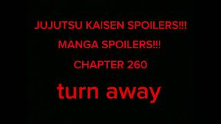 Jujutsu kaisen manga chapter 260
