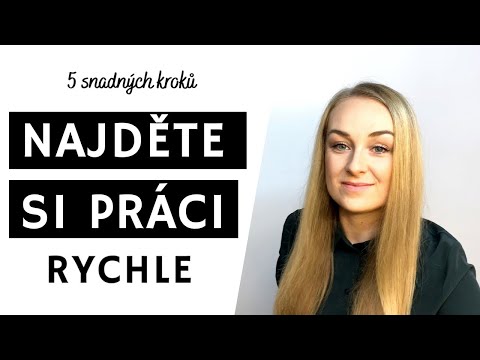 Video: Jak Získat Práci V Roce