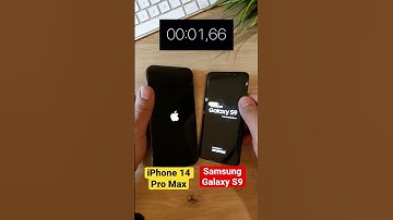 iPhone 14 Pro Max vs Samsung Galaxy S9🔥 Same Speed Boot 😳🤯✅ #samsung #samsungs9 #iphone #iphone14