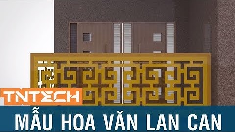 Mẫu cắt laser CNC hoa văn trang trí lan can ban công kim loại đẹp