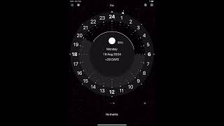 Circular calendar timelapse through 2024 #calendarapp  #timelapse  #calendar  #moonrise  #circle