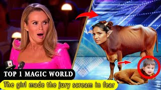 Golden Buzzer | The Jury Cry When The Weird Fat Girl Sings The Scorpions Song The Big World Stage