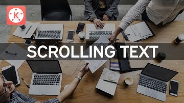 How to Create a SCROLLING TEXT in Kinemaster | KineMaster Tutorials