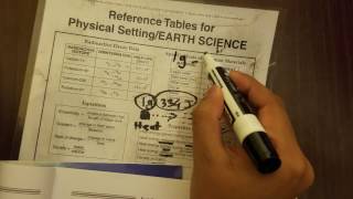 Earth Science Reference Table (ESRT) review for the Regents Exam #01 (Properties of Water)