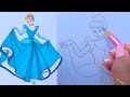 How To Draw Cinderella Easy Step By Step Disney Princess Drawing 