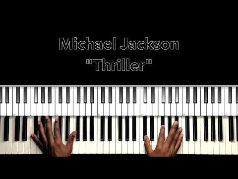 Michael Jackson "Thriller" Piano Tutorial
