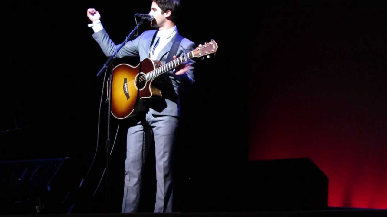 Darren Criss performs 'Moondance'' at The Broad Stage PSArts Event - 14th Apr, 2013