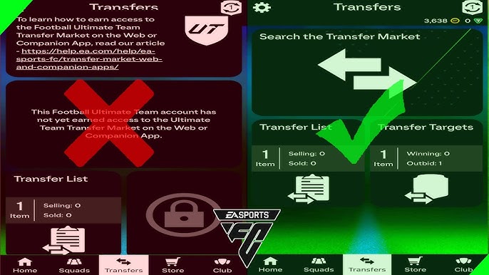 ea fc 24 web app transfer market issue｜TikTok Search