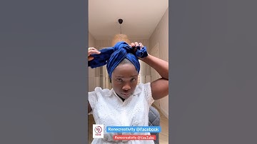 Turban Headwrap Tutorial #turban #headwrapping #headwrap