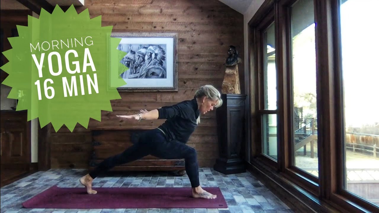 Утренняя йога-практика || Проснитесь и почувствуйте себя прекрасно || 16 мин