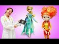 Видео для малышей Веселая школа. Кукла Доктор Плюшева приглашает игрушки на осмотр!