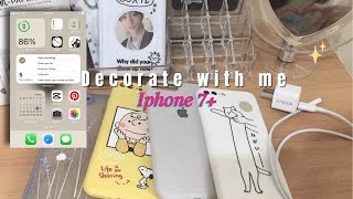 aesthetic iphone 7 plus customisation || what charger I used? cute cases shopee ideas screenshot 5