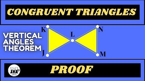 Prove the Triangles are Congruent | Vertical Angles Theorem