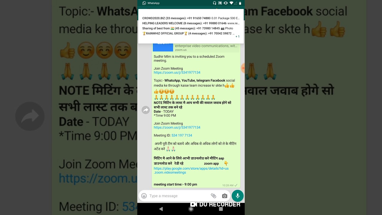 How to attend zoom meeting from mobile, tablet,plzz see this video