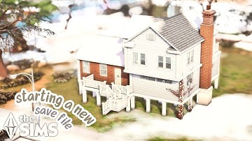 Building a Christmas Town in The Sims 4 (no CC)