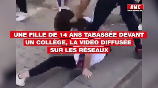 Une fille de 14 ans tabassée devant un collège, la vidéo diffusée sur les réseaux