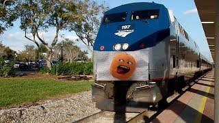 The Stupid Orange In Sneaking On The Amtrak Train