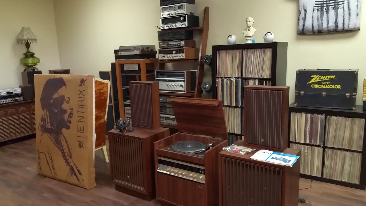 JVC CD4 complete QUAD system. Cleaned with WINDEX, wonder stuff! YouTube