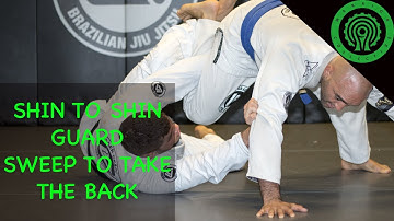 BJJ Shin to Shin Guard Sweep to Take the Back Tutorial