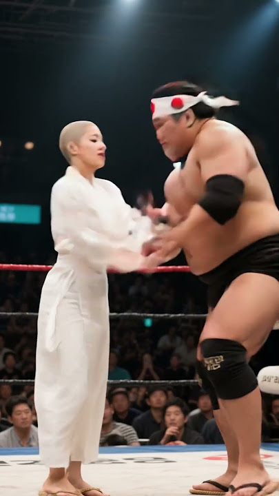 Chinese Kung Fu vs Japanese Sumo – Clash of Cultures! #KungFuVsSumo #EastVsEast #FightShorts