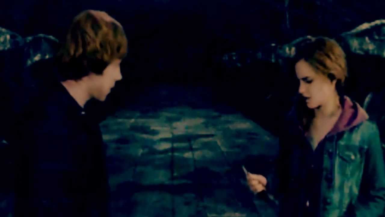 Ron and Hermione The Kiss Enchanted YouTube