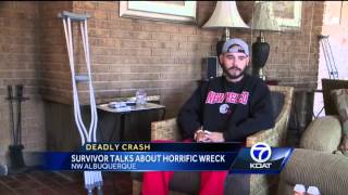 Deadly crash: Survivor talks about horrific wreck