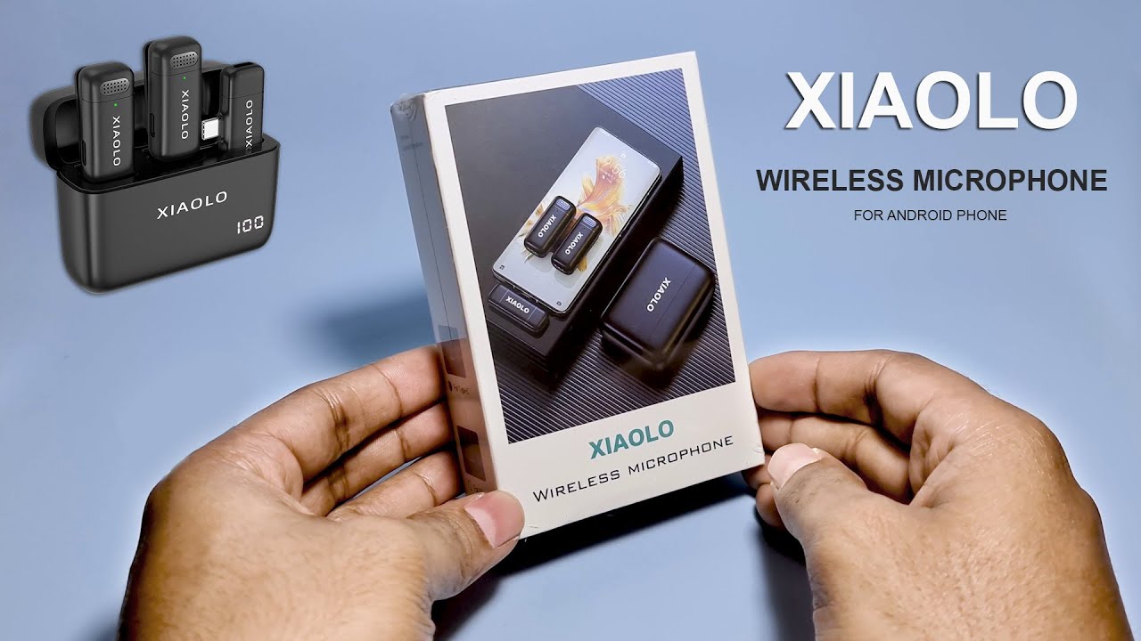 XIAOLO Microfono Lavalier Wireless Per Android - Cancellazione Rumore XIAOLO Microfono Lavalier Wireless Per Android - Cancellazione Rumore