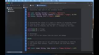 05 Mob 1 1 tuples named values - Learn Swift